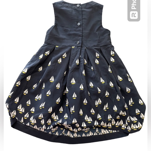 Janie and Jack Sailboat Print Dress - Picture 3 of 13